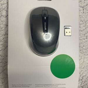 Microsoft Wireless Mobile 3500 Mouse with USB Attachment New In Box. Sealed